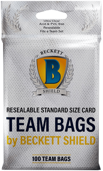 Beckett Shield - Team Bags - 100ct - Clear