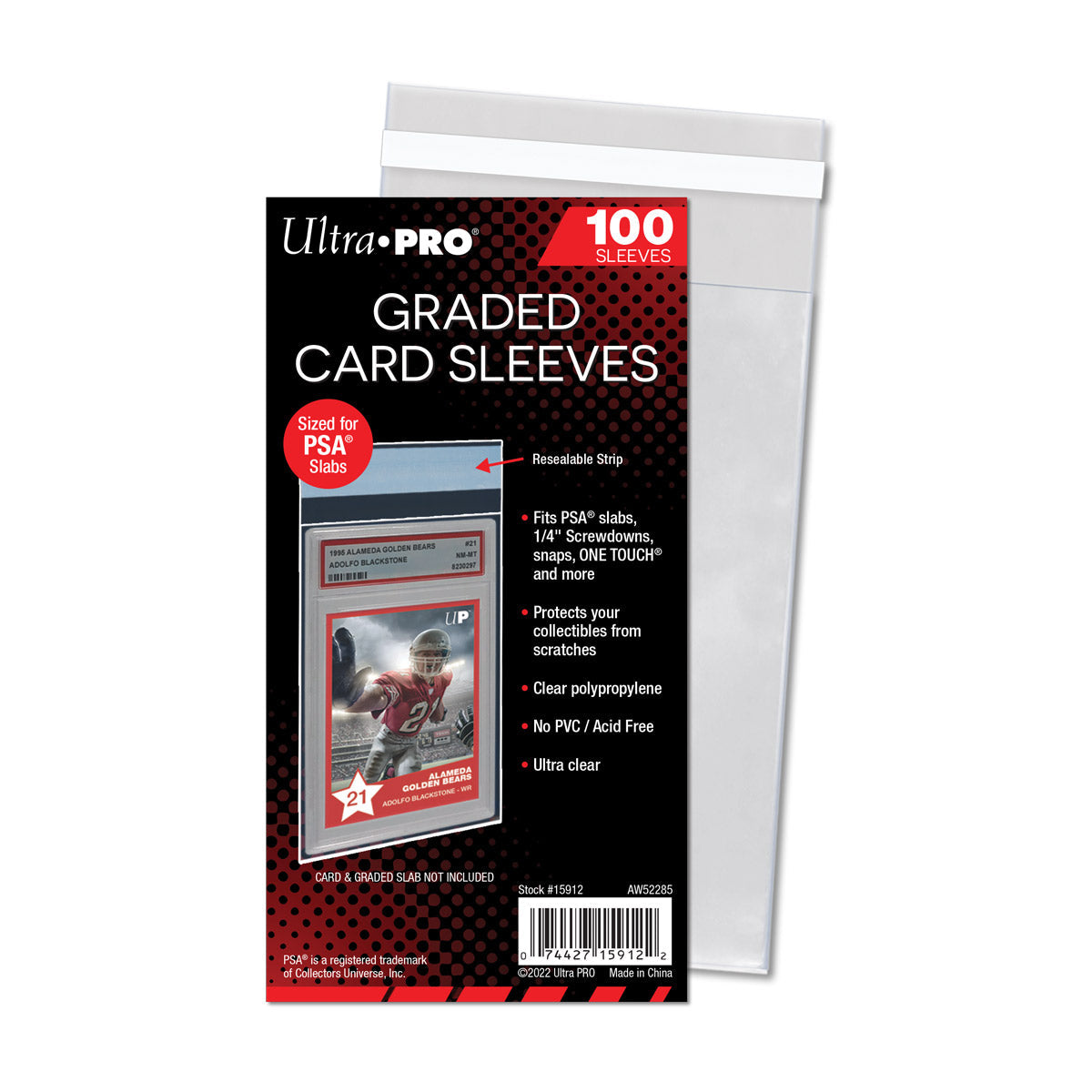 Ultra Pro - PSA Graded Card Sleeves - 100 Count