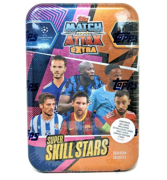 2020-21 Topps UEFA Soccer - Match Attax Extra - Super Skills Stars Tin
