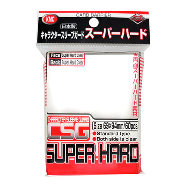 KMC Character Sleeve Guard Super Hard - 69x94 mm - Clear 60ct